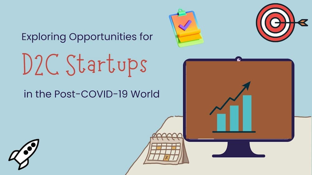 Graphic about opportunities for D2C startups